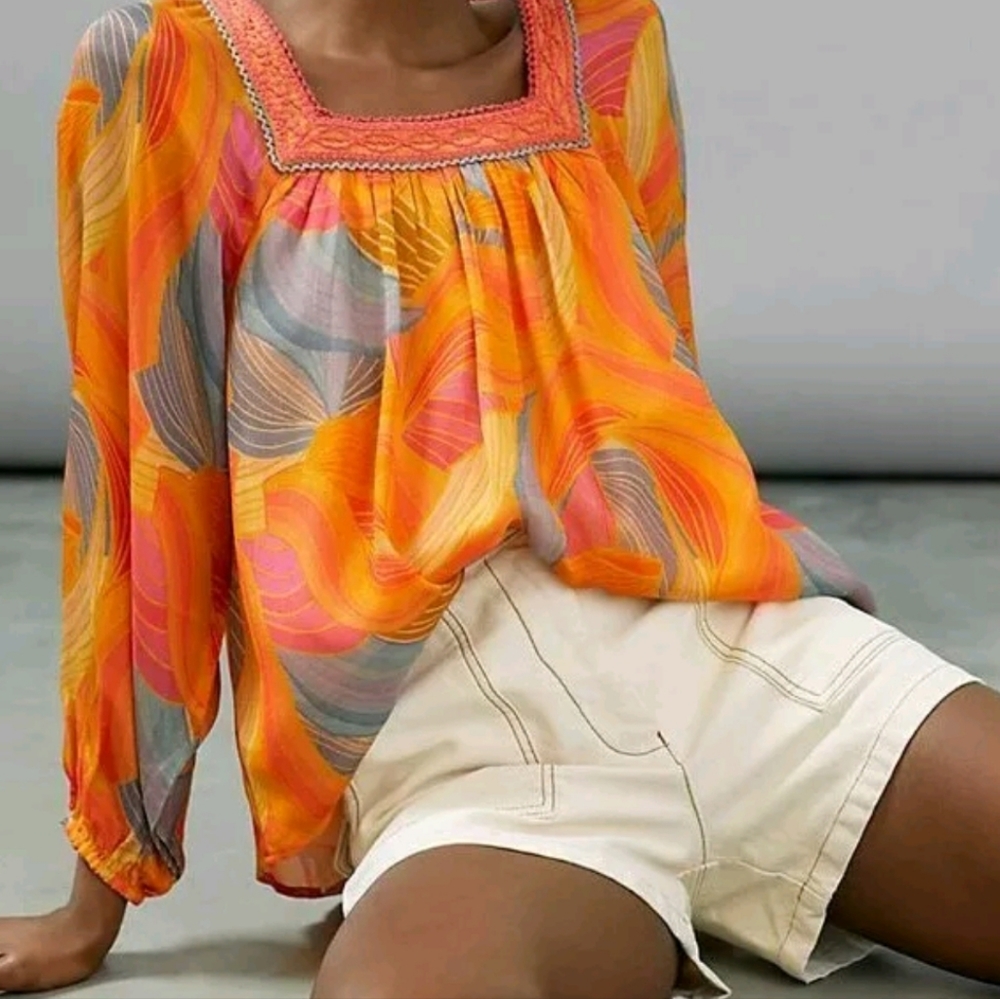 ANTHROPOLOGIE top || medium
